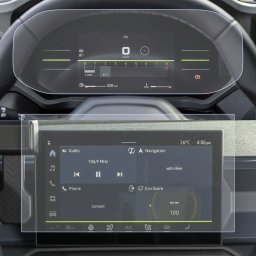 Dacia Duster 3 2024+ Set (2 buc.) Folii de Protectie pentru Ceasuri si Navigatie Media Nav 10.1"inch - HD-Premium FoliaTa