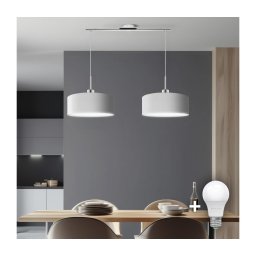 Eglo - Lustră LED suspendată pe cablu TUNJA 2xE27/60W/230V alb