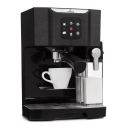 Klarstein Bella Vita, aparat de cafea, 1450 W, 20 bar, spumă de lapte, 3 în 1, negru (COF8-BellaVita-B)