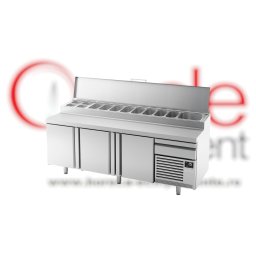 Masă frigorifică pentru pizza cu 3 uși, Infrico