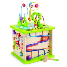 Hape Jucarie din lemn Centru de activitati cu elemente din natura