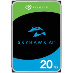 HDD Video Surveillance SEAGATE SkyHawk AI 20TB CMR35- 256MB- SATA 6Gbps- RV Sensors- Rescue Data Recovery Services 3 ani- 550TB/
