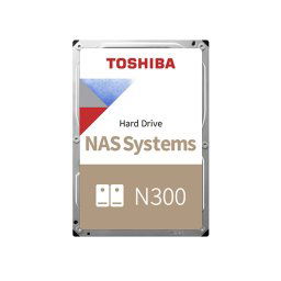 HDD NAS TOSHIBA N300 10TB CMR- 35- 256MB- 7200RPM- SATA- RV Sensor- TBW: 180 HDWG11AUZSVA