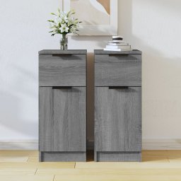 Dulapuri, 2 buc., gri sonoma, 30x30x70 cm, lemn prelucrat GartenMobel Dekor