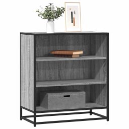Dulap, gri sonoma, 68x35x76 cm, lemn prelucrat si metal GartenMobel Dekor