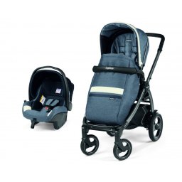 Carucior 2 in 1 Peg Perego Book 51 S Titania Luxe Mirage sasiu hamac scaun auto 0 22 kg
