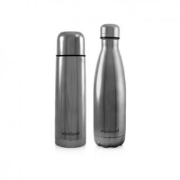 Termos lichide myBaby me 500 ml Silver set de 2 termosuri Miniland Baby