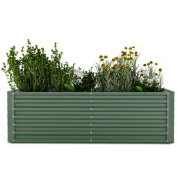 Blumfeldt High Grow Straight ghiveci, 1200 L, Ergonomic, Rezistent la intemperii, Bază deschisă (GDMB4-BL-HG-STGR-200)