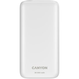 Baterie externa PB-301, 30000mAh, 2x USB-A, 1x USB-C, White