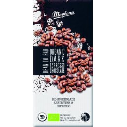 Ciocolata neagra cu espresso nibs, bio, 100g, Meybona