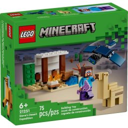 LEGO® Minecraft® 21251 - Expeditia in desert a lui Steve