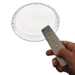 Plafoniera led cod 2010A cu telecomanda 48W 35cm dimabila 3 temperaturi de culoare ajustabile 3000K 4500K 6500K