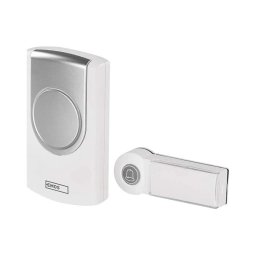 Sonerie fără fir 3xAA IP44 alb/argintiu