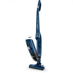 Aspirator vertical Bosch BCHF216S, 16 V, 2 in 1, LI-Ion, 2 trepte de putere, autonomie pana la 40 min, Albastru