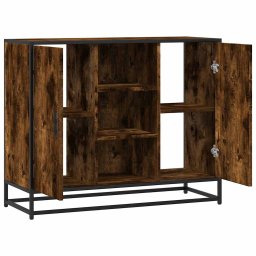 Servanta, stejar fumuriu, 92x35x76 cm, lemn compozit GartenMobel Dekor