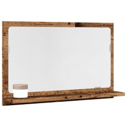 Dulap baie cu oglinda, lemn vechi, 60x11x37 cm, lemn prelucrat GartenMobel Dekor