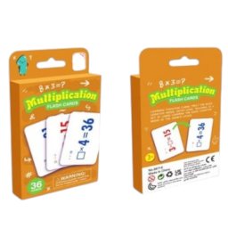 Joc educativ 36 de Carduri cognitive, Inmultire