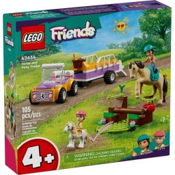 LEGO® Friends 42634 - Remorca cu cal si ponei