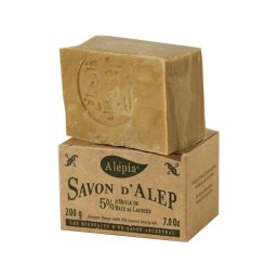 Sapun de Alep cu 5% Ulei de Dafin – 200g Alepia