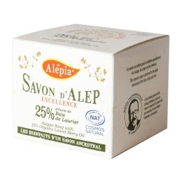 Sapun de Alep cu 25% Ulei de Dafin, Excellence – 190g Alepia
