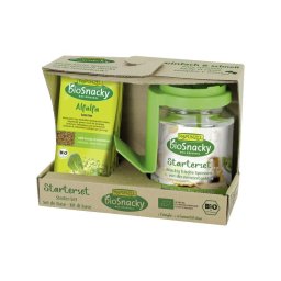 Set Germinator si 4 Plicuri de Seminte pentru Germinat, BioSnacky – Rapunzel