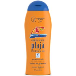 Emulsie pentru Plaja SPF20 cu Galbenele – 200ml Cosmetic Plant