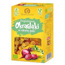 Paste de Porumb fara Gluten pentru Copii, Cercuri Colorate Eco 250g Bartolini