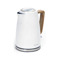 Fierbător de apă 1,7 l 2400W/230V oțel inoxidabil/alb