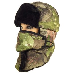 Căciulă camuflaj cu urechi, Realtree 3D