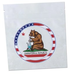 Black Leaf Pungi Ziplock Fara miros Mylar x1