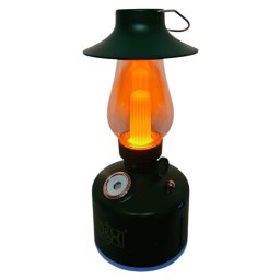 Difuzor de Aroma Retro tip lampa cu capac cu Lumina dimabila calda tip Flacara