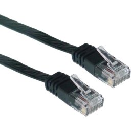 Cablu UTP SPACER Cat5e, cupru-aluminiu, 2 m, AWG26, SP-PT-CAT5-2M-BK, Negru