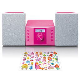 Lenco Sistem audio MC-013 MC-013P 4W cu CD Player si WiFi Roz