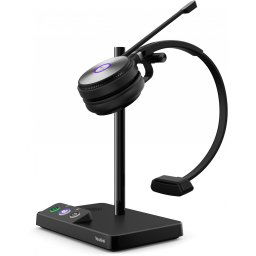 Yealink WH62 Mono Teams Sistem personal de conferinte audio Fara fir Banda de fixare pe cap Birou/Call center Micro-USB Stand de incarcare Negru (1308000)