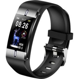 Bratara fitness Bratara fitness FW34 Silver, bratara silicon, IMC - Negru