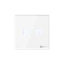 Intrerupator inteligent T2EU2C-RF, 433 MHz, 6 V, Alb