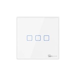Intrerupator inteligent T2EU3C-RF, Wireless, 433 MHz, 50 m, Alb
