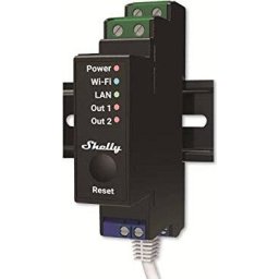 Releu inteligent Pro 2PM, Wireless, 25 A, Negru