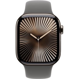 Smartwatch Watch 10 GPS + Cellular, Carcasa Titanium Natural 42mm, Stone grey Sport Band M/L