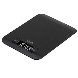 Cantar de bucatarie AD 3183 black inox, capacitate 5 kg și precizie 1 g, ecran LCD iluminat, funcție TARA