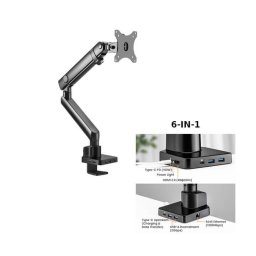Suport monitor BM-MNT20, 17"-32", max.8 kg, Otel, Negru