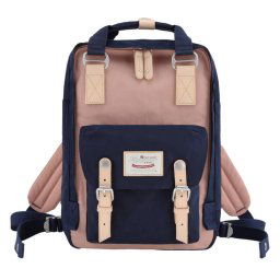 Rucsac pentru laptop de 14'' Himawari 188L-54 Albastru marin/Roz
