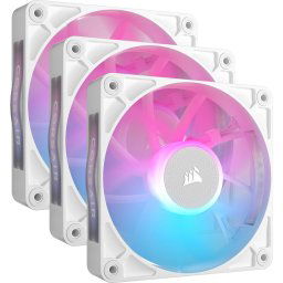 LINK RX120 RGB, 120mm, 3 bucati, 2100 RPM, Alb
