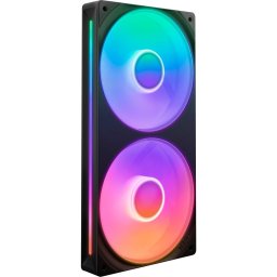 F240 RGB CORE 2 x 120mm Negru
