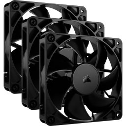 Corsair RS120 PWM, case fan (black, 3-pack)