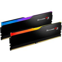 Memorie G.Skill DDR5 - 48GB - 5600 - CL - 40 (2x 24 GB) dual kit, memory (black, F5-5600J4040D48GX2-RM5RK, Ripjaws M5 RGB, INTEL XMP)