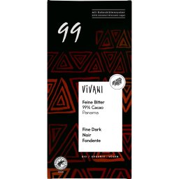 Ciocolata amaruie cu 99% cacao bio 80g