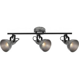 Spot Briloner 2049-034 RETRO 3xE14/40W/230V gri