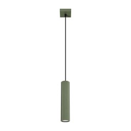 Lustră pe cablu Sollux SL.1611 KARBON 1xGU10/10W/230V verde