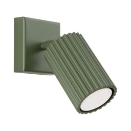 Spot de perete Sollux SL.1616 KARBON 1xGU10/10W/230V verde
